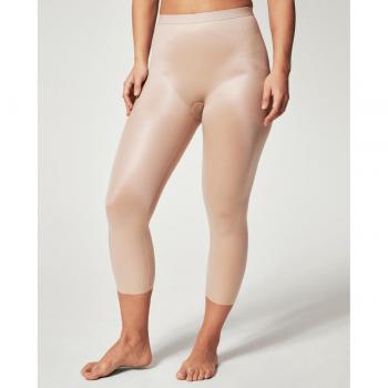Pantalón Capri Moldeador Invisible Beige para Mujer - Faja Reductora Envolvente SPANX 2024