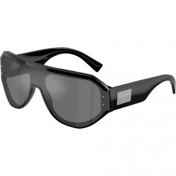 Dolce & Gabbana DG4481 Men's Pilot Sunglasses Black Grey Acetate Mirrored