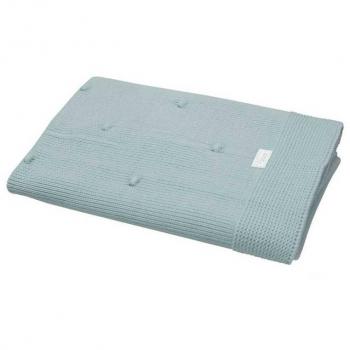 Manta Uzturre Bebés Menta - Manta de punto suave y acogedora, diseñada para bebés, color menta, colección Uzturre