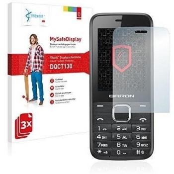 3x Vikuiti MySafeDisplay Protector de Pantalla DQCT130 de 3M para Brondi Baron
