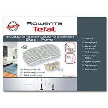 Kit de 2 Lingettes Microfibra + 1 Cartucho Anticalcaire para Limpiador a Vapor Rowenta Steam Power ZR006501
