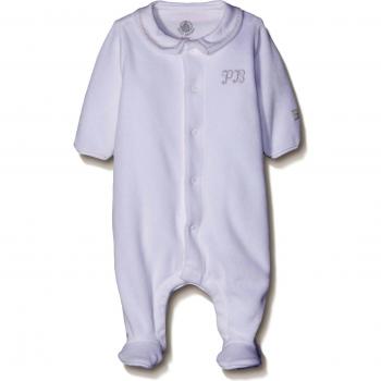 Petit Bateau 22302, Pelele para Dormir para Bebés, Blanco