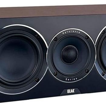 ELAC Uni-Fi Reference Center Speaker - 5.25 140W 3-Way, Black/Walnut
