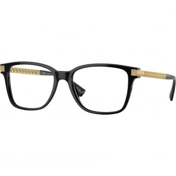 Versace VE3340U GB1 Men's Eyeglasses Black Size 55 (Frame Only) - Blue Light Block Available