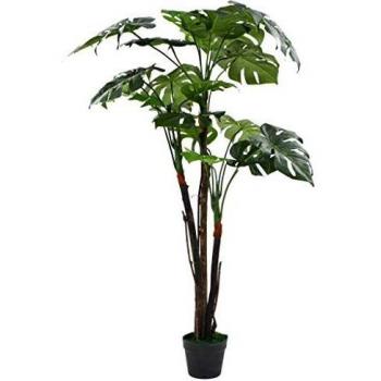 51.2 Green Artificial Monstera Plant with Pot