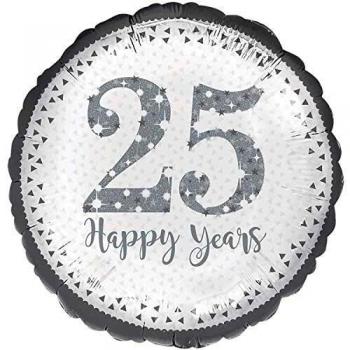 Amscan International – 3594201 brillante 25th aniversario Foil Globos