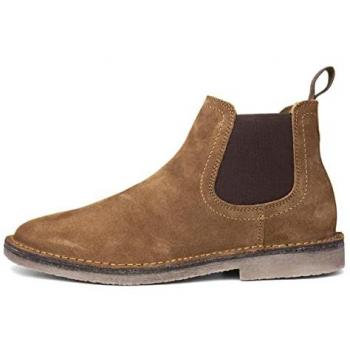 Hush Puppies Shaun Tan Leather Chelsea Boots for Men