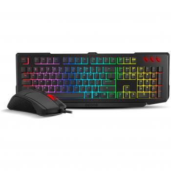 Ozone Gaming Double Tap Es - Kit Teclado & ratón, Color Negro