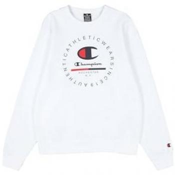 Sudadera de Hombre Champion Powerblend Fleece Crewneck Blanca XL