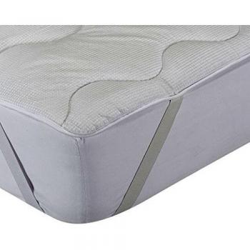 Classic Blanc Termorregulación - Cubrecolchon de fibra termorregulador confort, 105 x 190 x 4 cm, cama 105 cm, firmeza media - alta