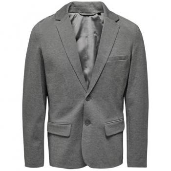 Chaqueta Clásica Slim Fit para Hombre Only & Sons Melange Gris Medio XL