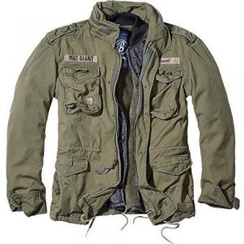 Brandit M-65 Giant Winter Jacket for Men - Olive Green 5XL