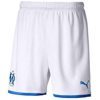 PUMA Om Shorts Replica Jr Without Inner Slip Pantalones Cortos, Niños, White, 140