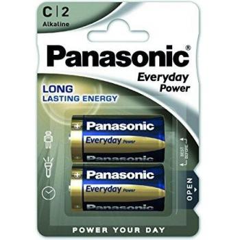 Panasonic Blister 2 Pilas Alcalinas LR14 Everyday Power