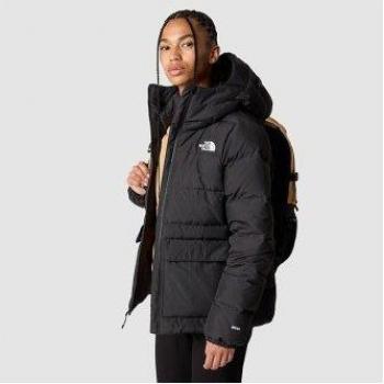Chaqueta Gotham negra para mujer de The North Face con capucha, talla M
