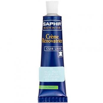 Crema Renovadora para Cuero Saphir 25ml - Azul Pálido