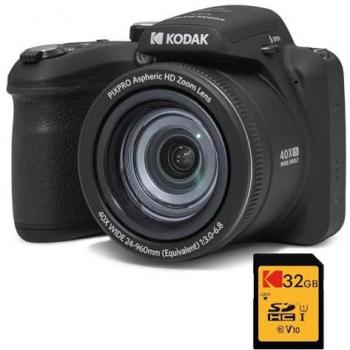 Kodak Pixpro Astro Zoom AZ405 - Cámara Bridge Digital de 20MP, Zoom Óptico X40, Gran Angular, Pantalla LCD, Vídeo Full HD 1080p, Estabilización Óptica de Imagen (O