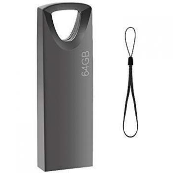 Memoria USB 64 GB Mini Pendrive 64 GB Impermeable USB Flash Drive 64GB para Computadoras, Tabletas Almacenamiento de Datos