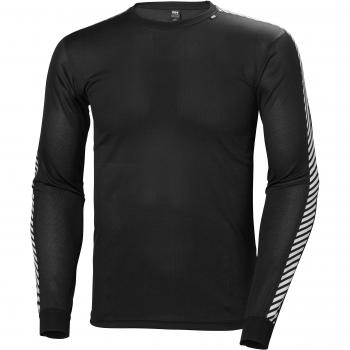 Helly Hansen HH DRY STRIPE CREW - Interior técnica para hombre, color negro, talla XL