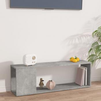 Mueble de TV Bora Bora con repisa superior e inferior en gris