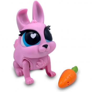 Jiggly Pets My Walking Rabbit Pixie The Rabbit - Conejito Interactivo de Goma Blandita, Anda y Canta con Efectos de Sonido, Juguete para Niños y Niñas a Partir de