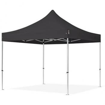 Carpa Plegable 3x3m Profesional de Aluminio 40mm PES 800, Negra