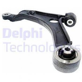 Barra oscilante de suspensión de ruedas DELPHI TC1942 - Control arm, características: fabricada en acero, diseño optimizado para resistencia y durabilidad, compatible con múltiples modelos de vehículos, incluye bujes preinstalados para