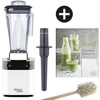 Bianco di puro Volto Batidora de vaso, libro de recetas
