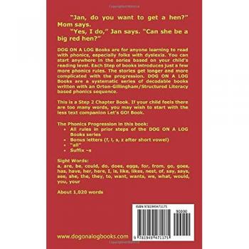 Libro de capítulos La Gallina Roja: Libros Decodificables Sistemáticos para Lectores Fonéticos y Niños con Dislexia