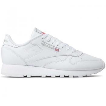 ZAPATILLA DEPORTIVA REEBOK CLASSIC LEATHER HOMBRE BLANCO PURO - GY0953 TALLA 45