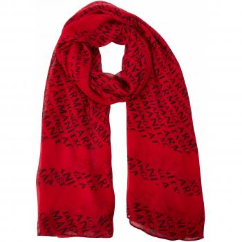 Armani Exchange Rectangle Logo Scarf Bufanda, Multicolor