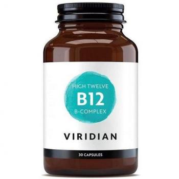 Viridian High Twelve Vitamin B12 con B-Complex 30 Vcaps