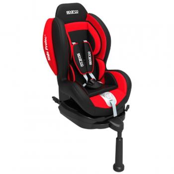 Sparco SPC3006RS F500I Silla Infantil con Isofix, Rojo