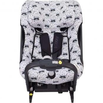 Funda de Algodón Elástico Jyoko para Silla de Coche Axkid One - Compatible con Axkid One, diseño Racoon Town