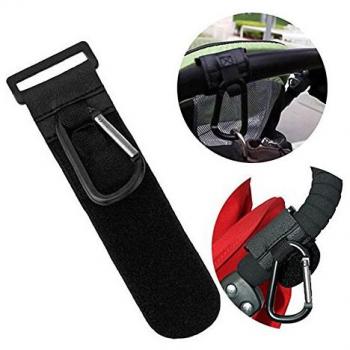 Rokoo Cochecito de bebé Cochecito Buggy gancho percha aleación mosquetón compras negro
