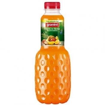Granini - Pack de 6 Botellas de Zumo Cóctel de Frutas, 1 Litro cada una