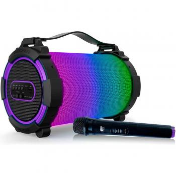 Fonestar Triumph - Altavoz Bluetooth, Color Negro y Morado