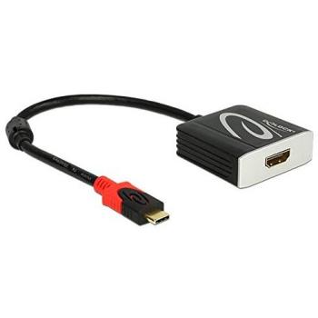 DeLOCK 62729 USB Tipo C HDMI Negro Adaptador de Cable - Adaptador para Cable