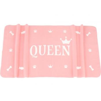 Manta Kingsday QUEEN rosa para mascotas - 140 x 70 cm