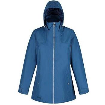 Regatta Mylee - Chaqueta impermeable con capucha para mujer, Mujer, RWP265 B5610L, Ópalo azul., Size: 10
