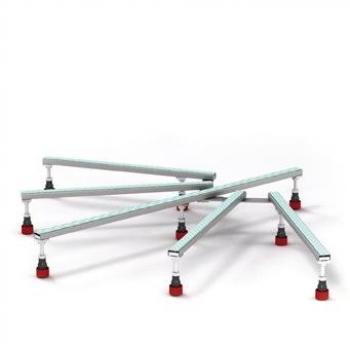 Mepa Marco Base Universal para Platos de Ducha Cuadrantes y Pentagonales con Sistema Anti-Dreh y Protección Acústica - 150170