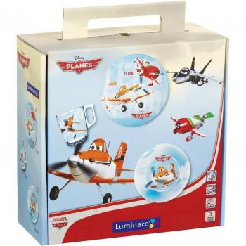 Luminarc 9210804 - Set de vajilla infantil, 3 piezas, diseño Disney Planes