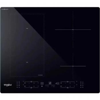 Placa de Inducción Empotrada Whirlpool WL B4060 CPNE, 4 Fuegos, 59 cm, Vetrocerámica, Color Negro, FlexiCook y Clean Protect