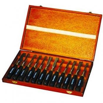 Gubias Para Madera Juego 12 Herramientas Holzmann SCH12TLG en Estuche de Madera