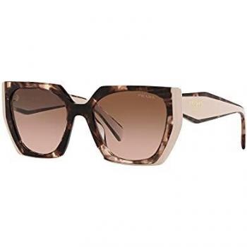 Prada PR 15WS 01R0A6 Square Havana Sunglasses