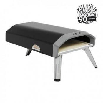 Muvip Horno de Gas Portátil para Pizzas - Color Negro