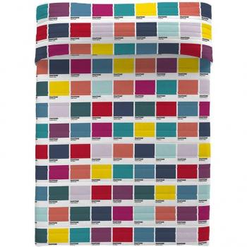 Colcha Mosaic Colorfull Pantone