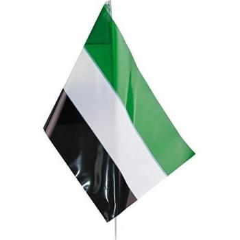 Verbetena - Bandera palo extremadura, 20x30 cm, pack 25 unidades