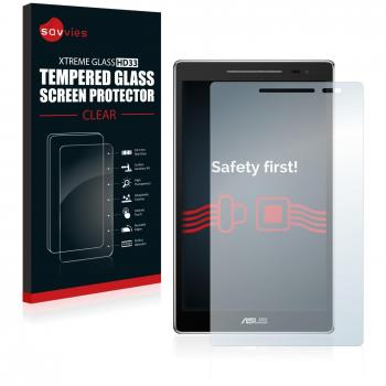 Savvies Protector Cristal Templado para Asus ZenPad 8.0 Z380 KL Protector Pantalla Vidrio - Dureza 9H