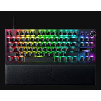 Razer Huntsman V3 Pro TKL - Teclado Mecánico Gaming Tenkeyless con Interruptores Ópticos Analógicos Ajustables (0,1 a 4,0 mm) y Retroiluminación RGB - AZERTY